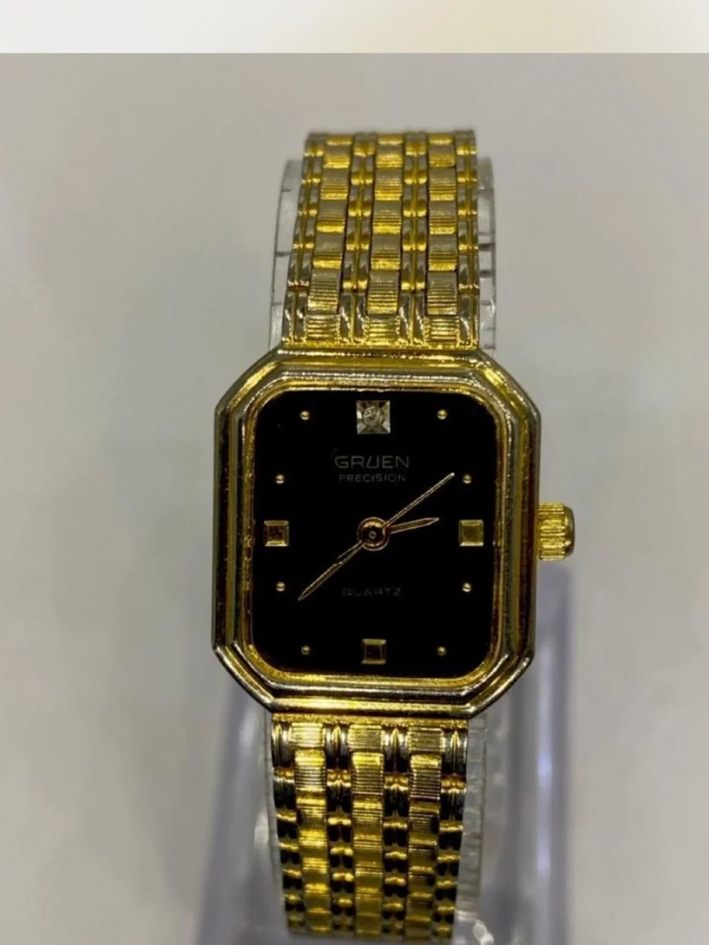 Gruen ^^^ Designer ***  Gold Women's Dress Watch / Ebony  ^^^